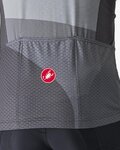 CASTELLI Cyklistický dres s krátkym rukávom - ORIZZONTE - šedá