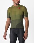 CASTELLI Cyklistický dres s krátkym rukávom - ORIZZONTE - zelená