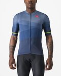 CASTELLI Cyklistický dres s krátkym rukávom - ORIZZONTE - modrá