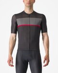CASTELLI Cyklistický dres s krátkym rukávom - TRADIZIONE - antracitová