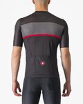 CASTELLI Cyklistický dres s krátkym rukávom - TRADIZIONE - antracitová