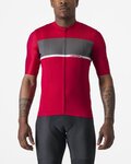 CASTELLI Cyklistický dres s krátkym rukávom - TRADIZIONE - červená