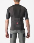 CASTELLI Cyklistický dres s krátkym rukávom - UNLIMITED PRO - antracitová