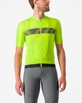 CASTELLI Cyklistický dres s krátkym rukávom - UNLIMITED ENDURANCE - žltá