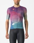 CASTELLI Cyklistický dres s krátkym rukávom - R-A/D - fialová