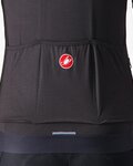 CASTELLI Cyklistický dres s krátkym rukávom - ESPRESSO W - antracitová