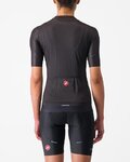 CASTELLI Cyklistický dres s krátkym rukávom - ESPRESSO W - antracitová