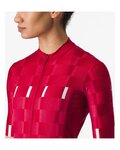 CASTELLI Cyklistický dres s krátkym rukávom - DIMENSIONE - červená