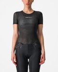 CASTELLI Cyklistické tričko s krátkym rukávom - PRO MESH W - čierna