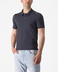CASTELLI polokošela - MERINO POLO - antracitová