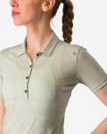 CASTELLI polokošela - MERINO W POLO - zelená
