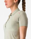 CASTELLI polokošela - MERINO W POLO - zelená