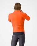 CASTELLI Cyklistická zateplená bunda - PERFETTO AIR - oranžová