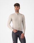 CASTELLI Cyklistický dres s dlhým rukávom zimný - ESPRESSO THERMAL - šedá