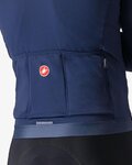 CASTELLI Cyklistický dres s dlhým rukávom zimný - ESPRESSO THERMAL - modrá