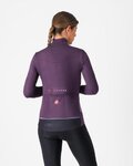 CASTELLI Cyklistická zateplená bunda - PERFETTO AIR W - fialová