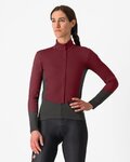 CASTELLI Cyklistická zateplená bunda - PERFETTO AIR W - bordová