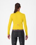 CASTELLI Cyklistický dres s dlhým rukávom zimný - ESPRESSO THERMAL W - žltá