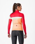 CASTELLI Cyklistický dres s dlhým rukávom zimný - TORNARE W - oranžová