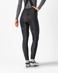 CASTELLI Cyklistické nohavice dlhé s trakmi - ESPRESSO DT W - čierna