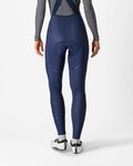 CASTELLI Cyklistické nohavice dlhé s trakmi - ESPRESSO DT W - modrá