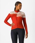 CASTELLI Cyklistický dres s dlhým rukávom zimný - UNLIMITED THERMAL 2 W - červená