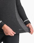 CASTELLI Cyklistické tričko s dlhým rukávom - MERINO SEAMLESS W - čierna