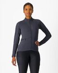 CASTELLI Cyklistický dres s dlhým rukávom zimný - UNLIMITED TRAIL 2 W - šedá