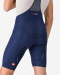 CASTELLI Cyklistické nohavice krátke s trakmi - AERO RACE S - šedá