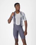 CASTELLI Cyklistické nohavice krátke s trakmi - AERO RACE S - šedá