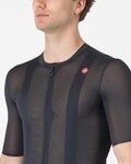 CASTELLI Cyklistický dres s krátkym rukávom - A/C - čierna