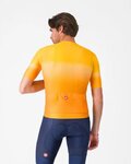 CASTELLI Cyklistický dres s krátkym rukávom - UPF - oranžová