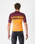 CASTELLI Cyklistický dres s krátkym rukávom - SIMBOLO - žltá/bordová