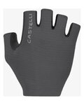 CASTELLI Cyklistické rukavice krátkoprsté - ESPRESSO - šedá