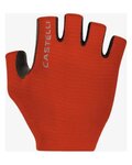 CASTELLI Cyklistické rukavice krátkoprsté - ESPRESSO - červená