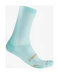 CASTELLI Cyklistické ponožky klasické - ESPRESSO 18 - svetlo modrá