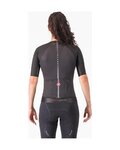 CASTELLI Cyklistický dres s krátkym rukávom - AERO PRO 8S - čierna