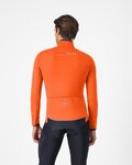 CASTELLI Cyklistická zateplená bunda - ALPHA 150 - oranžová
