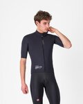 CASTELLI Cyklistická vetruodolná bunda - DO.DI.CI. SHORT SLEEVE - čierna