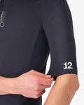 CASTELLI Cyklistická vetruodolná bunda - DO.DI.CI. SHORT SLEEVE - čierna