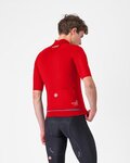 CASTELLI Cyklistická vetruodolná bunda - DO.DI.CI. SHORT SLEEVE - červená