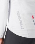 CASTELLI vodeodolná bunda - EMERGENCY 3 W RAIN - biela