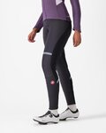CASTELLI Cyklistické nohavice dlhé s trakmi - POLARE 2 W - čierna