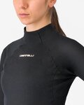 CASTELLI Cyklistické tričko s dlhým rukávom - FLANDERS 2 WARM W - čierna