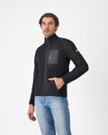 CASTELLI mikina - CLASSICO FLEECE - čierna