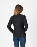CASTELLI mikina - CLASSICO W FLEECE - čierna