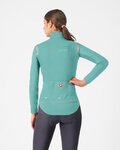 CASTELLI Cyklistická zateplená bunda - PERFETTO ROS 3 W - svetlo modrá