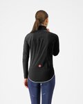 CASTELLI vodeodolná bunda - ULTRA W RAIN CAPE - čierna