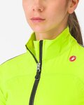 CASTELLI vodeodolná bunda - ULTRA W RAIN CAPE - zelená