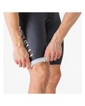 CASTELLI Cyklistické nohavice krátke s trakmi - AERO RACE S KIT - čierna
